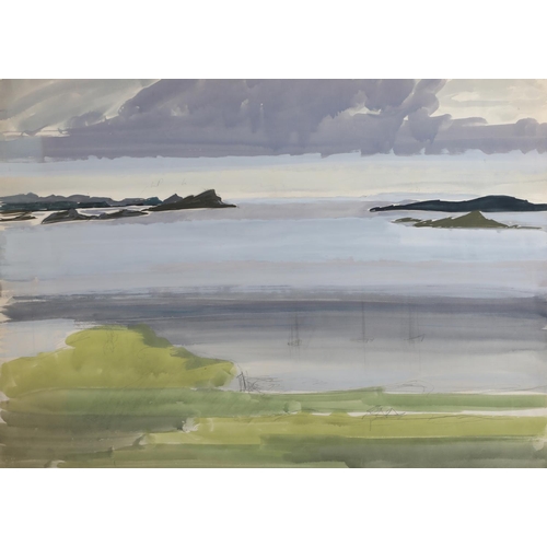 68 - ARR Druie Bowett (1924-1998), Portfolio of coastal and rural landscapes, street scene and abstracts ... 