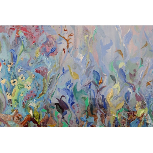 100 - ARR Hatti Pattisson (Scottish Contemporary), Afternoon Rain, oil on canvas, signed to lower right, t... 