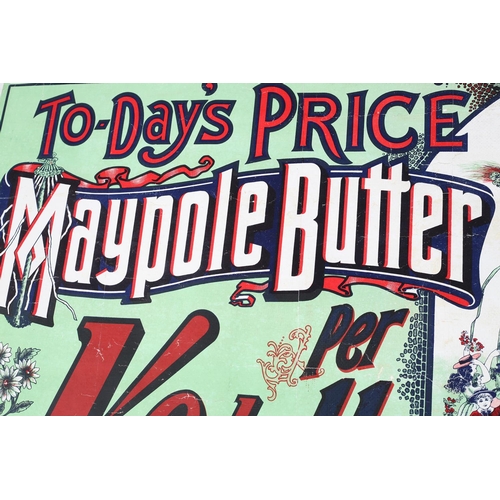 166 - Maypole Butter - Today's Price, c1940s, advertising poster, colour lithograph, series 4 no. 13, c500... 