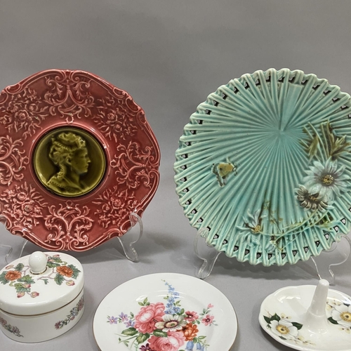 57 - A Beswick coffee service comprising coffee pot, hot milk jug (no lid), sugar bowl, six coffee cups a... 