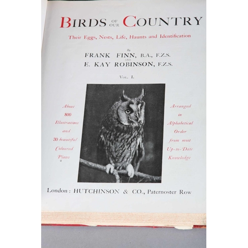11 - COWARD (T A), The Birds of the British Isles and Their Eggs, 1920 2nd imp., 3 vols, pub. Frederick W... 