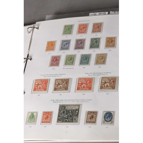 35 - GB 1913 onwards ONE STANLEY GIBBONS BINDER ALBUM CONTAINING A SIGNIFICANT GEORGE V COLLECTION that i... 