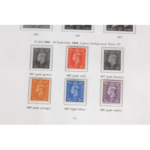 35 - GB 1913 onwards ONE STANLEY GIBBONS BINDER ALBUM CONTAINING A SIGNIFICANT GEORGE V COLLECTION that i... 