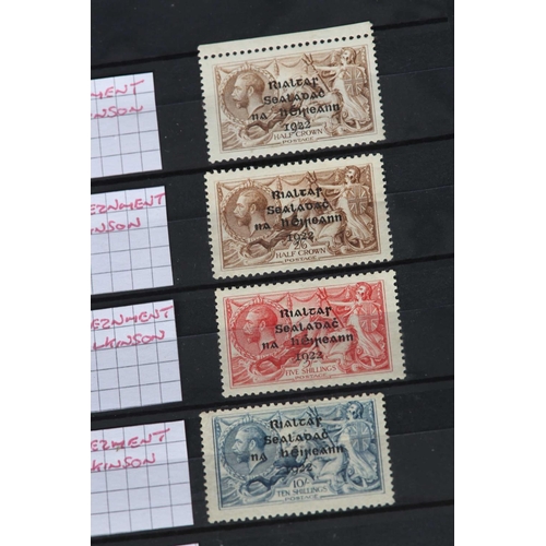 38 - TWO GREEN COVER GLASSINE SHEET STOCK BOOKS with a rare specialist and unique collection of GB Coloni... 