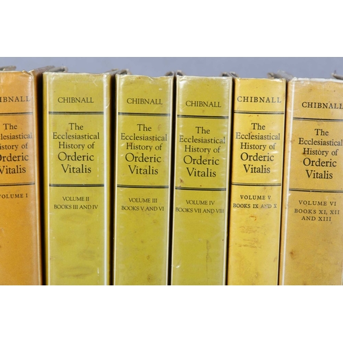 29 - THE ECCLESIASTICAL HISTORY OF ORDERIC VITALIS, ed. by Marjorie Chibnall, 6 vols, pub. Clarendon Pres... 