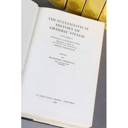 29 - THE ECCLESIASTICAL HISTORY OF ORDERIC VITALIS, ed. by Marjorie Chibnall, 6 vols, pub. Clarendon Pres... 