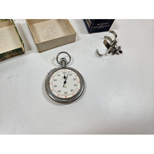 245 - Smiths stopwatch with terrys clip in boxes. appears to work.

This item is Category B on our Shippin... 