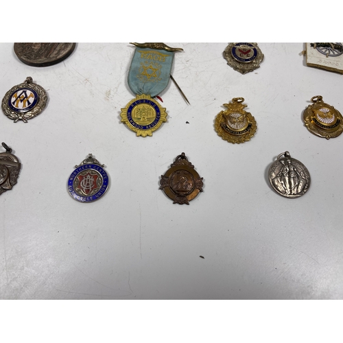 248 - Lot Cycling Medals, some Silver, ACME Wheelers, Ajax Cycling Club, Northern Centre Auto Cycle Union,... 