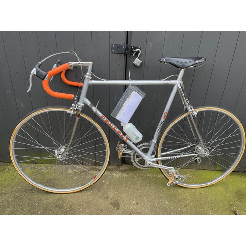 276 - Peugeot PY10 Road Bicycle, 58cm CTC, 200 miles use from new (1980) compete with factory build record... 