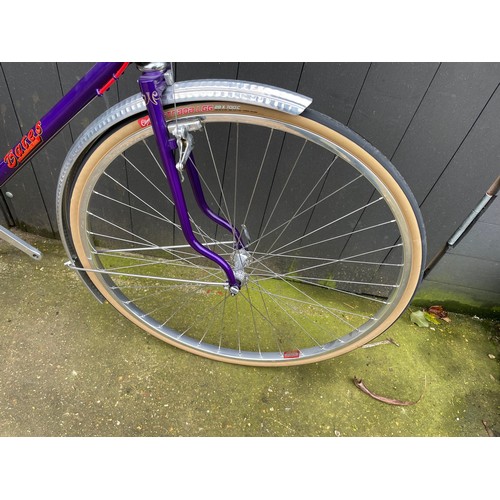 274 - Bates Cantiflex / Diadrant 60cm CTC Road Bicycle. Phase 1 hand cut lug work, flam purple finish, onl... 