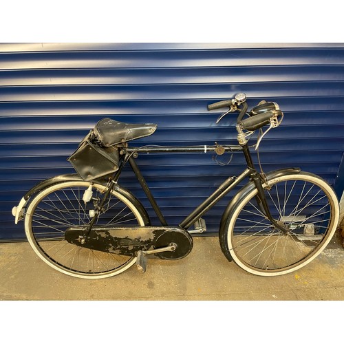 286 - 1943/44 BSA Sunbeam 'Royal Light Tourist' W3 in Wartime Finish. Philidyne lighting set, new tyres, n... 