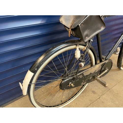 286 - 1943/44 BSA Sunbeam 'Royal Light Tourist' W3 in Wartime Finish. Philidyne lighting set, new tyres, n... 