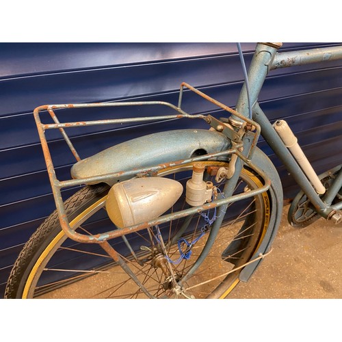 287 - 50s Velo Porteur bicycle. Acquired by the vendor in France from Villedieu La Poele and stated to be ... 