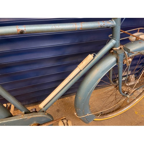 287 - 50s Velo Porteur bicycle. Acquired by the vendor in France from Villedieu La Poele and stated to be ... 