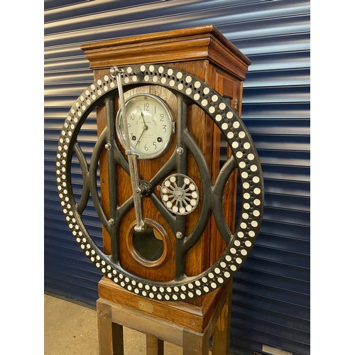 235 - A Dey Time Register Clocking in Machine. US manufactured and supplied by Howard Bros of London. An e... 