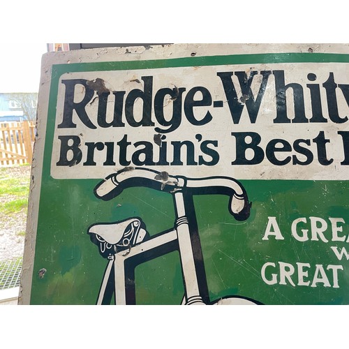 189 - Rudge Whitworth multi coloured enamel sign. 40 x 30 Inches.

Please note we are unable to offer ship... 