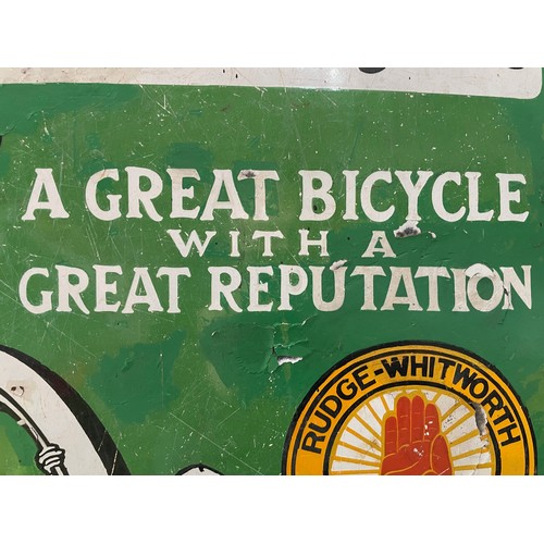 189 - Rudge Whitworth multi coloured enamel sign. 40 x 30 Inches.

Please note we are unable to offer ship... 