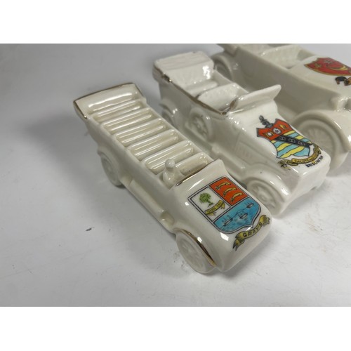 39 - Early Crested Charabancs (3) & Motor Car, Grays, Bridlington, Wareham, and Warminster
This Item Cann... 