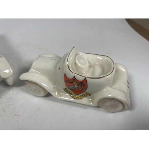 39 - Early Crested Charabancs (3) & Motor Car, Grays, Bridlington, Wareham, and Warminster
This Item Cann... 