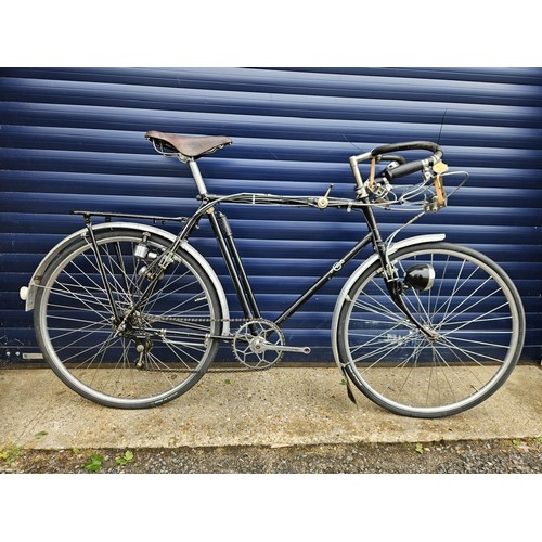 The Evans Bicycle, Lightweight. Resilion brakes, Lauterwasser bars ...