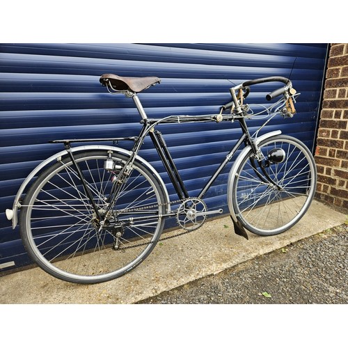 The Evans Bicycle, Lightweight. Resilion brakes, Lauterwasser bars ...
