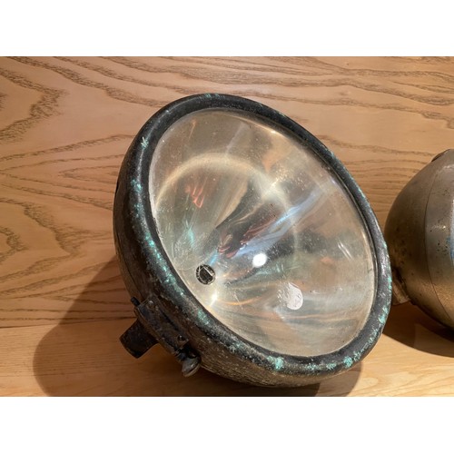 21 - Two Car Lamps, Rotax 8