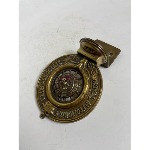 17 - Royal Automobile Club Associate Badge (Leciester). For Leicestershire Automobile Club by Kington & C... 