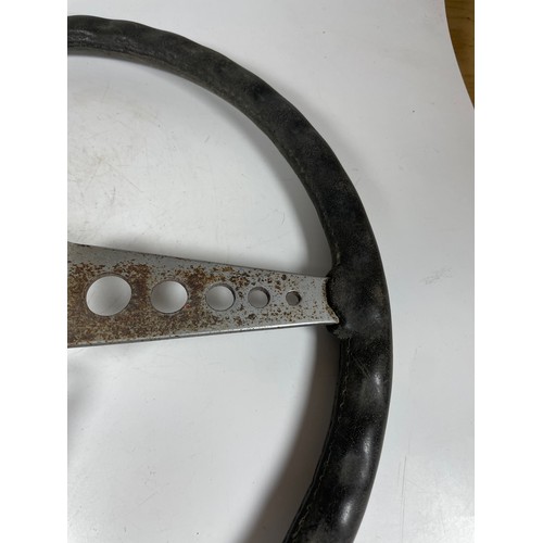 37 - A Vintage Car Steering Wheel, 15 1/15
