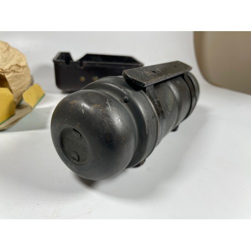35 - A selection of items ex Rolls Royce Phantom I, Lucas No.17C Spare Bulb Holder (with Bulbs), Lucas So... 