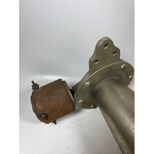 75 - A Very Large Nickel Plated Klaxon Horn, 12
