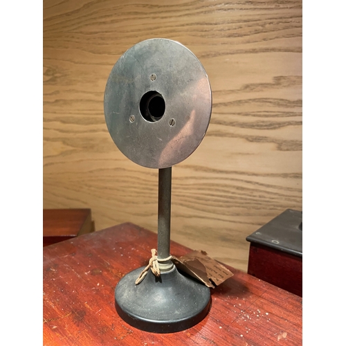 8 - A Selection of Scientific Instruments: Locked mystery box, Cambridge & Paul Instrument Co Mine Testi... 