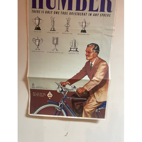 48 - Humber 'The Aristocrat of All Bicycles' Advertising Poster, 28