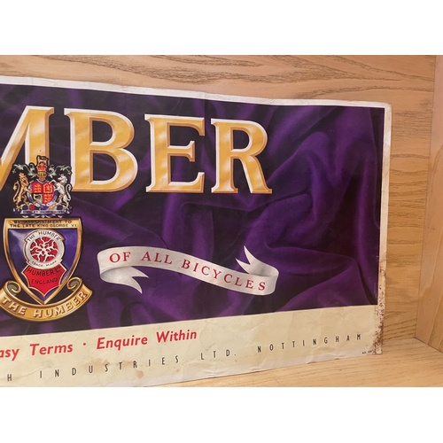 49 - Humber 'The Aristorcrat of All Bicycles' Advertising Poster, 24