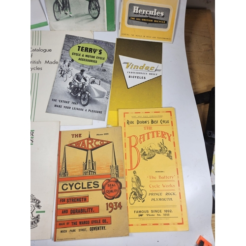 140 - A Qty of Cycle Accessory Catalogues, Warco, Terrys, Vindec, Etc

Shipping Rate A