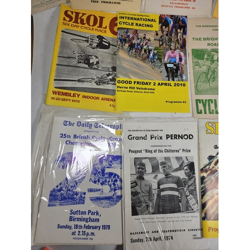 143 - Qty of Cycle Racing Programmes, Kent, Wembley, Isle of Man, etc

Shipping Rate A