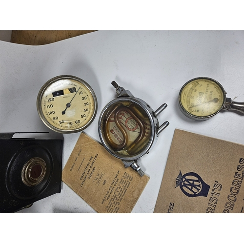 78 - 2no Vintage Motoring Oil Lamps t/w 2no Motorist First Aid Kits and Other Sundry Items

Shipping Rate... 