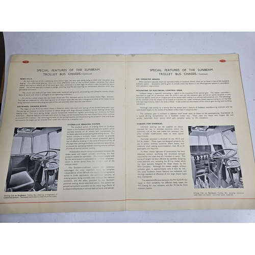 114 - 1937 Sunbeam Trolleybuses Catalogue, Stamped Ipswich 1937.

Shipping Rate A