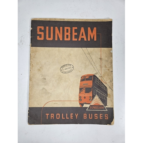 114 - 1937 Sunbeam Trolleybuses Catalogue, Stamped Ipswich 1937.

Shipping Rate A