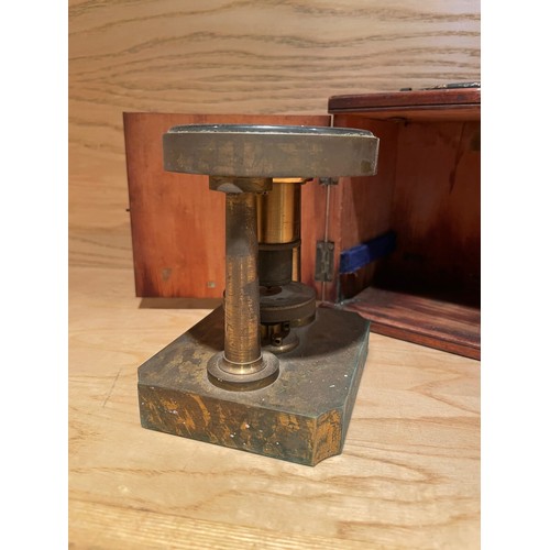 12 - Field & Co Microtome with Case, by Field & Co of Suffolk Street, Birmingham

Shipping Rate B