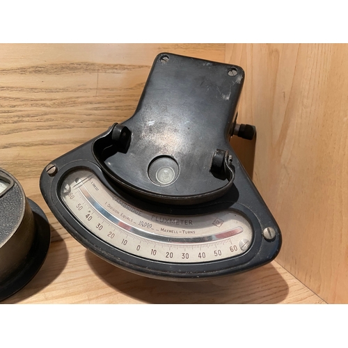 13 - Selection of Electrical Scientific Equipment, Jelly Mold Paired Light Switch, 5A Ammeter, Cambridge ... 