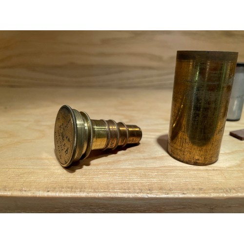 6 - 2no Microscopes t/w A Cambridge University Bunsen Burner. Both Microscopes marked Department of Radi... 