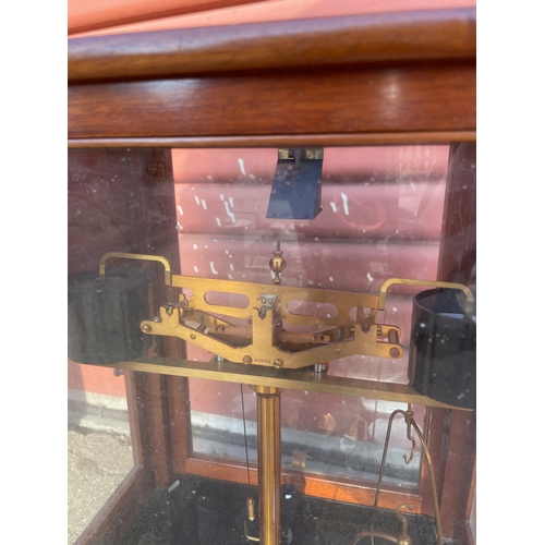15 - 2no Laboratory Analytical Balances in Glazed Cases. One by L'Oertling & Co of London.

In House Ship... 