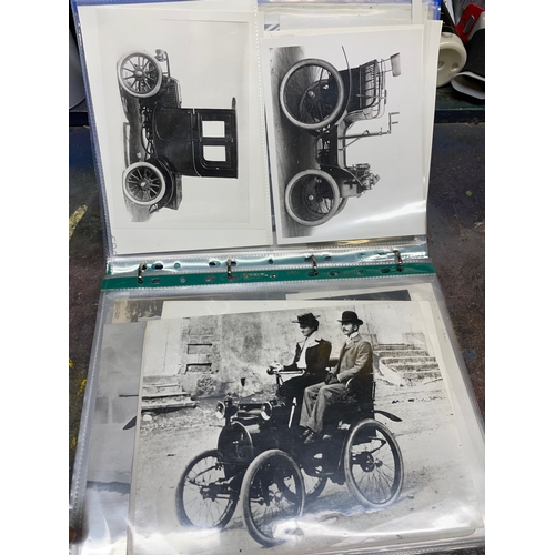 99 - Renault Cars Vintage Photographic Archive 1898-1939. Ten Folders of Period Photographs, Postcards, A... 