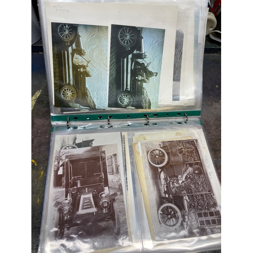 99 - Renault Cars Vintage Photographic Archive 1898-1939. Ten Folders of Period Photographs, Postcards, A... 