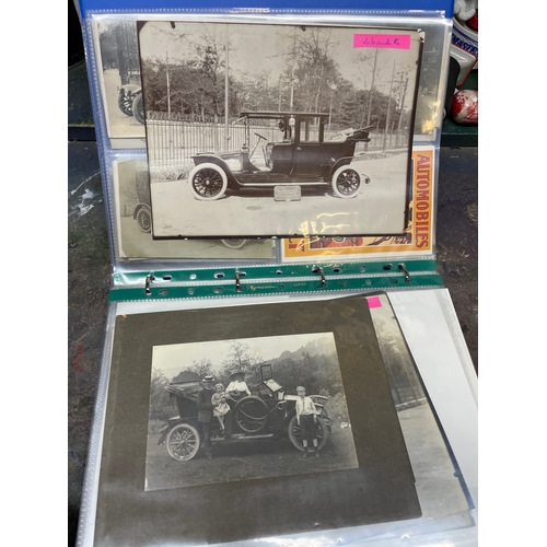 99 - Renault Cars Vintage Photographic Archive 1898-1939. Ten Folders of Period Photographs, Postcards, A... 