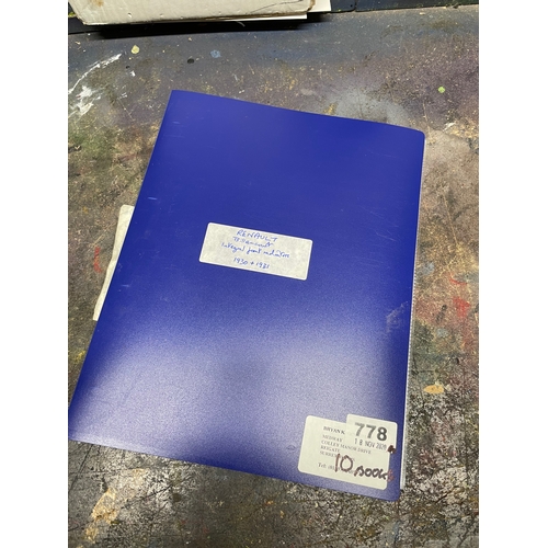 99 - Renault Cars Vintage Photographic Archive 1898-1939. Ten Folders of Period Photographs, Postcards, A... 