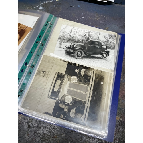 99 - Renault Cars Vintage Photographic Archive 1898-1939. Ten Folders of Period Photographs, Postcards, A... 