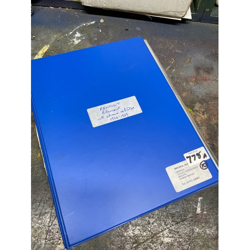 99 - Renault Cars Vintage Photographic Archive 1898-1939. Ten Folders of Period Photographs, Postcards, A... 