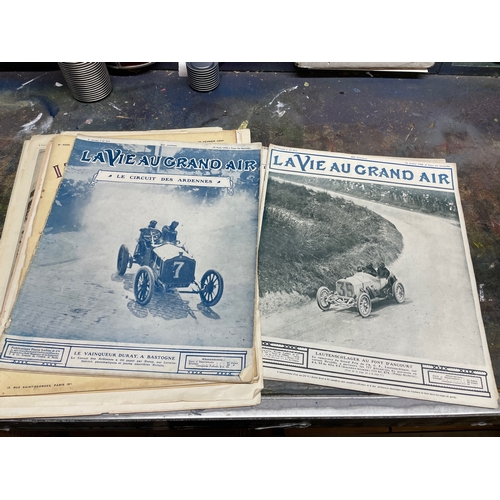 100 - La Vie Au Grand Air French Language Magazines Featuring Race Reports And Features 1906-1908. No's 40... 