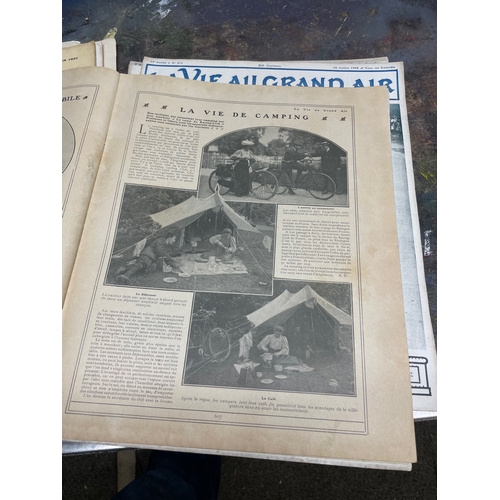 100 - La Vie Au Grand Air French Language Magazines Featuring Race Reports And Features 1906-1908. No's 40... 